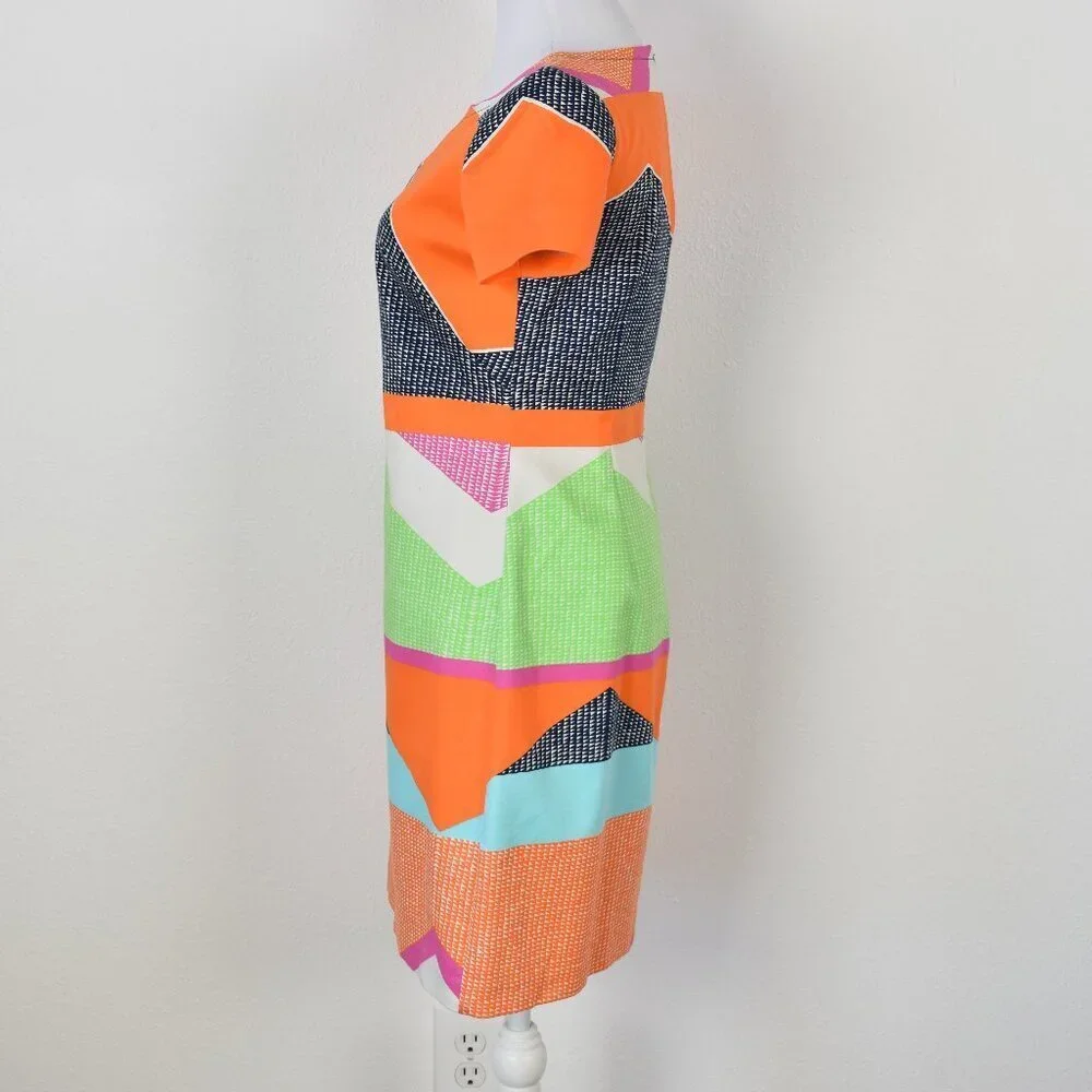 Trina Turk Lincoln Road Museum Short Sleeve Dress - 2 - Picture 4 of 8